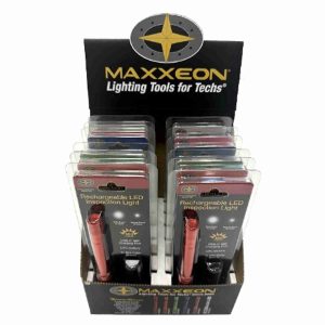 MAXXEON WorkStar® Mixed Display 12-Pack – Rechargeable Penlights USB-C