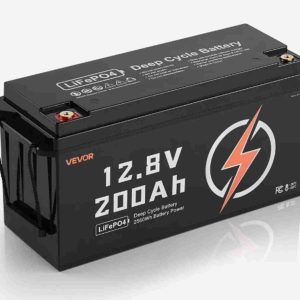 VEVOR 12V 200Ah Deep Cycle LiFePO4 Battery BMS Lithium Iron Phosphate Battery for Solar Off-Grid Home Energy Storage Power Your Freedom. Unleash Your Adventure.
