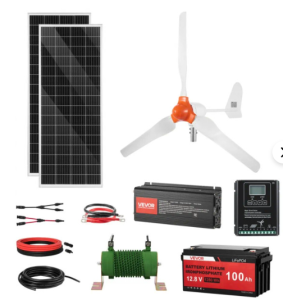 VEVOR 12V 600W Solar Wind Power Kit