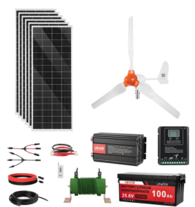 VEVOR 24V 1000W Solar Wind Power Kit