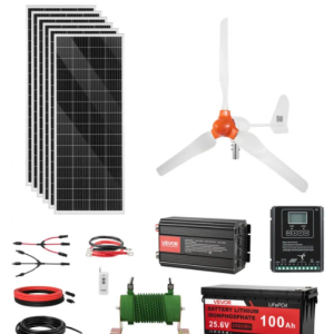 VEVOR 24V 1000W Solar Wind Power Kit