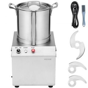 Commercial 10L Stainless Steel Food Processor & Industrial Vegetable Chopper