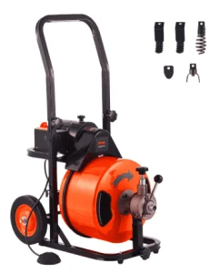 VEVOR Drain Cleaning Machine 75 FT x 1/2 Inch